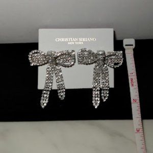 Christian Siriano Bow Earrings